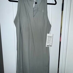 lululemon athletica Sleeveless Polo Dress in Light Gray
